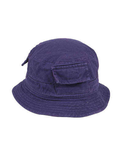 Heron Preston Hats In Purple
