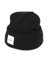 Oamc Logo-patch Cashmere Beanie In Black