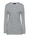 Exte Woman Sweater Grey Size Onesize Acrylic, Wool