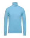 Alpha Studio Turtlenecks In Sky Blue