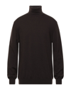 Alpha Studio Turtlenecks In Brown