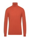 Alpha Studio Turtlenecks In Red