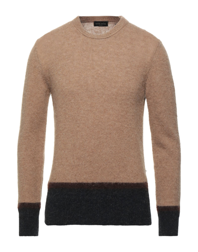 Roberto Collina Sweaters In Camel