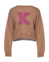 Kontatto Sweaters In Camel