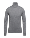 Vneck Turtlenecks In Grey