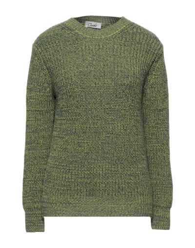 Croche Sweaters In Green