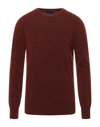Roberto Collina Sweaters In Rust