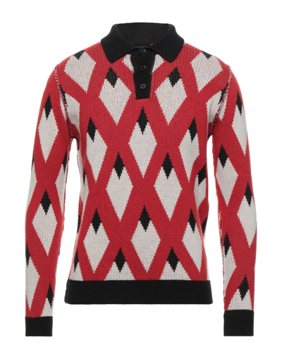 Roberto Collina Sweaters In Red