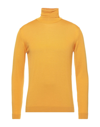 Roberto Collina Turtlenecks In Ocher