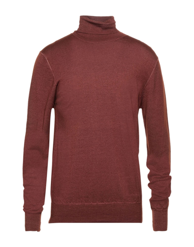 Lardini Turtlenecks In Brown