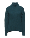 Gabardine Turtlenecks In Green