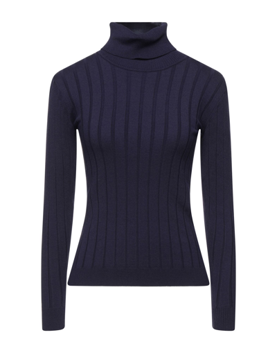 Gabardine Turtlenecks In Purple