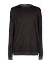 La Fileria Sweaters In Dark Brown