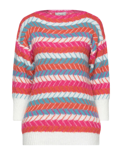 Croche Sweaters In Pink