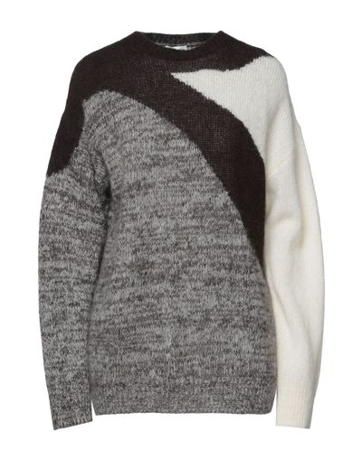 Dries Van Noten Sweaters In Dark Brown