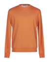 Ferrante Sweaters In Orange