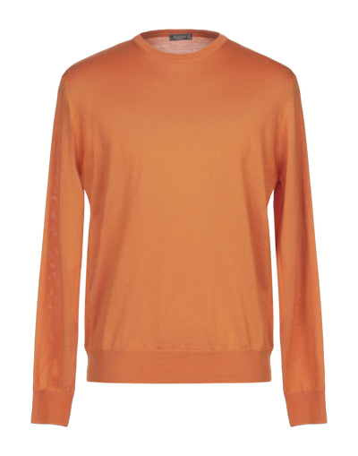 Ferrante Sweaters In Orange