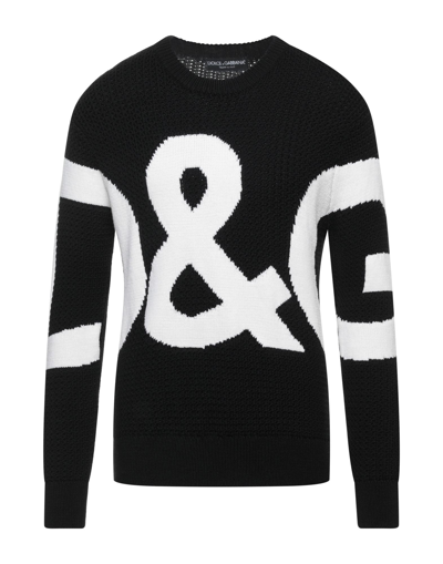 Dolce & Gabbana Sweaters In Black