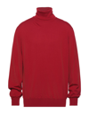 Alpha Studio Turtlenecks In Red