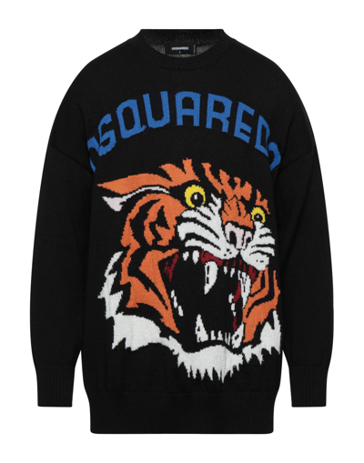 Dsquared2 Sweaters In Black