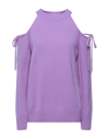 Msgm Sweaters In Light Purple
