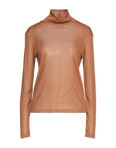 Dondup Turtlenecks In Camel