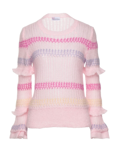 Red Valentino Sweaters In Light Pink