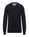 Alpha Studio Sweaters In Dark Blue