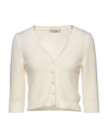 Croche Cardigans In White