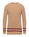 Grey Daniele Alessandrini Sweaters In Beige