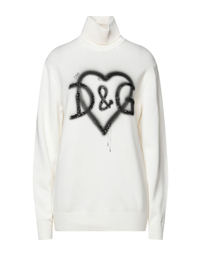 Dolce & Gabbana Turtlenecks In White