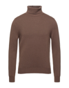 Malo Turtlenecks In Brown