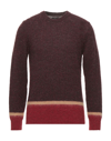 Roberto Collina Sweaters In Maroon