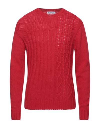 Manuel Ritz Sweaters In Red
