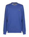 Lyle & Scott Sweaters In Bright Blue