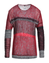 OAMC OAMC MAN SWEATER RED SIZE M COTTON, MOHAIR WOOL, WOOL, POLYAMIDE