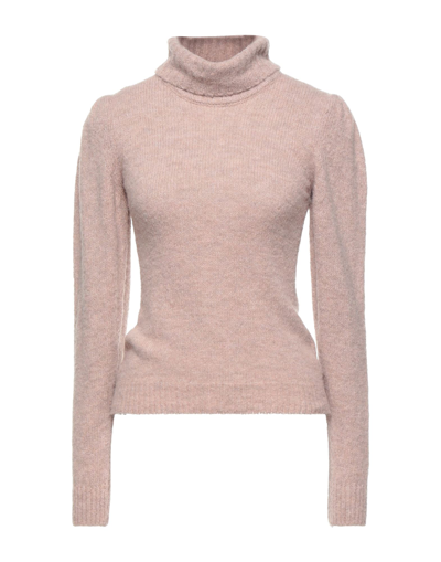 Gabardine Turtlenecks In Pink