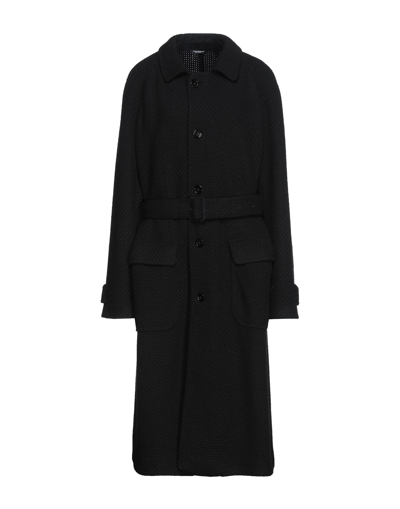 Dolce & Gabbana Coats In Black