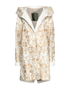 MR & MRS ITALY MR & MRS ITALY WOMAN OVERCOAT & TRENCH COAT WHITE SIZE XS COTTON, METAL, GLASS