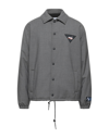 Msgm Grey Virgin Wool Blend Jacket In Grey