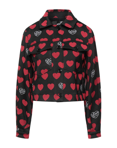 Love Moschino Jackets In Black