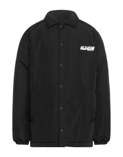 Msgm Jackets In Black