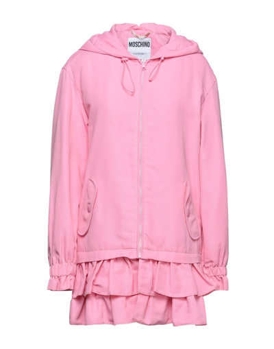 Moschino Overcoats In Pink