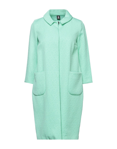 1-one Overcoats In Green