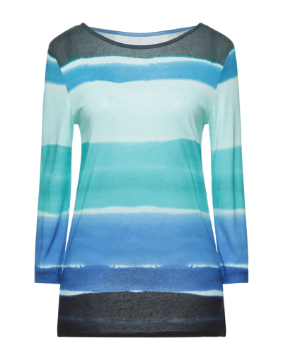 Majestic T-shirts In Turquoise