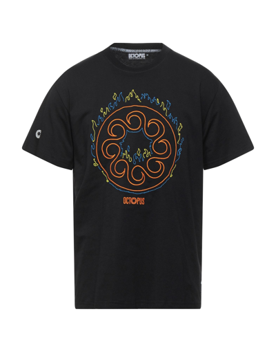 Octopus T-shirts In Black