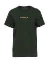 Aspesi Pedala-print Cotton T-shirt In Dark Green