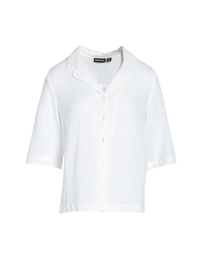 Pieces Shirts In White