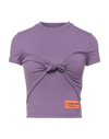 Heron Preston T-shirts In Purple