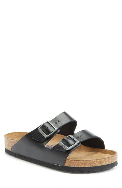Birkenstock Arizona Soft Slide Sandal In Black